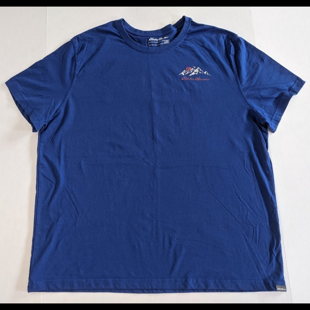 Eddie Bauer Men's Blue T-Shirt